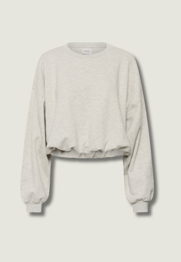 GESTUZ Kahla Sweatshirt | Ultra Light Grey