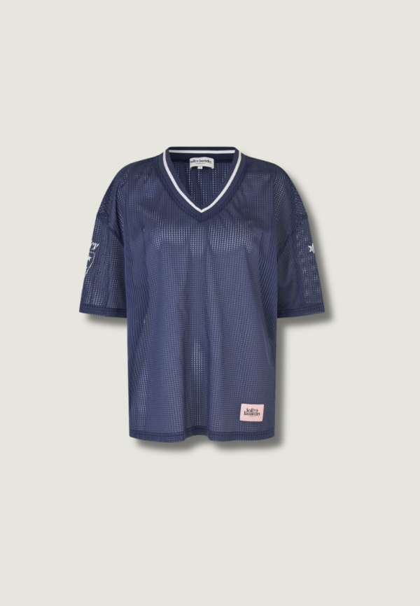 LOLLYS Kamilla Tee | Dark Blue