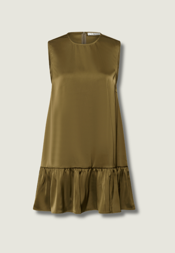 GESTUZ Cerina Short Dress | Military Olive