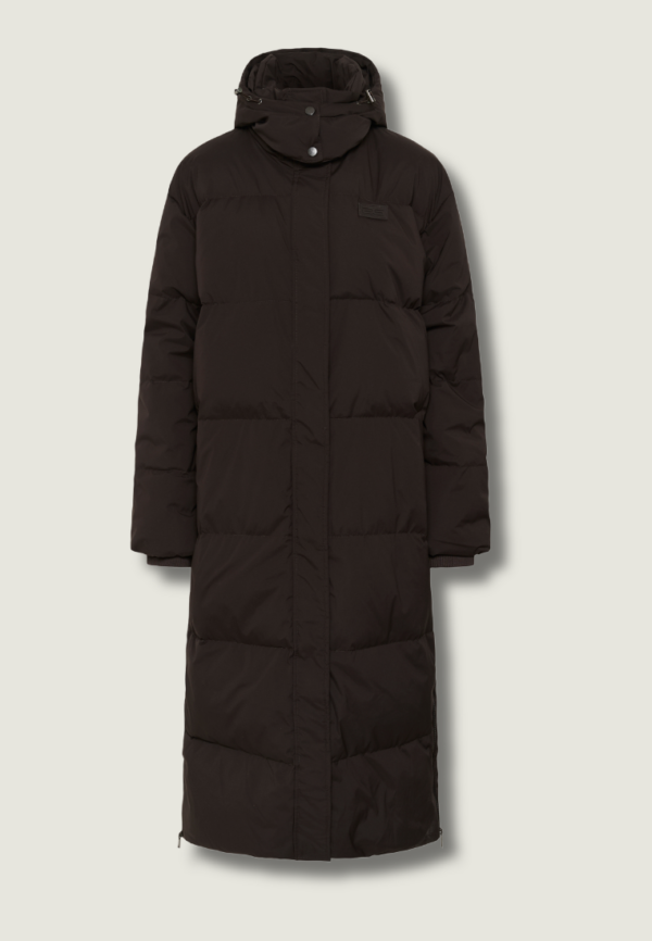 GESTUZ Roa Long Puffer | Ganache