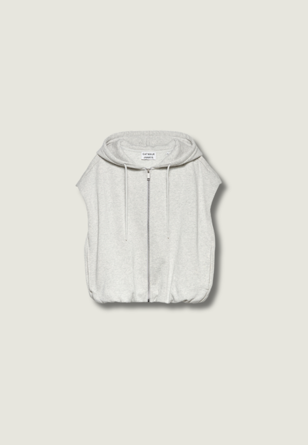 CATWALK JUNKIE Sleeveless Tuck In Sweat | Light Grey