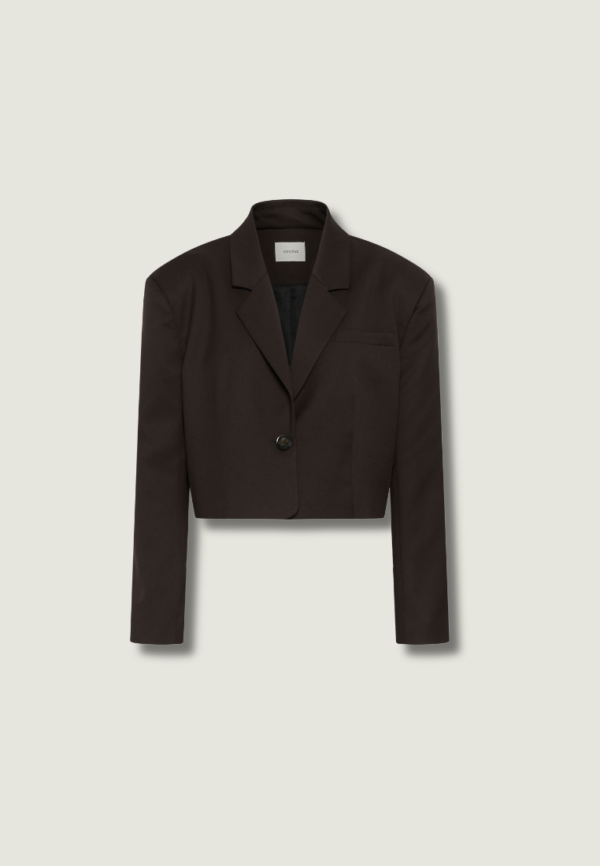 GESTUZ Paula Short Blazer | Ganache