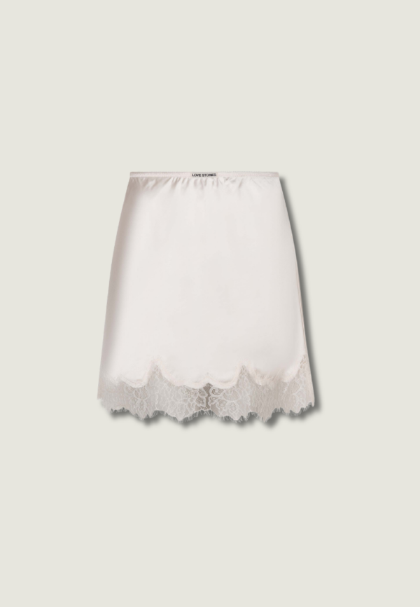 LOVE STORIES Pine Skirt | White