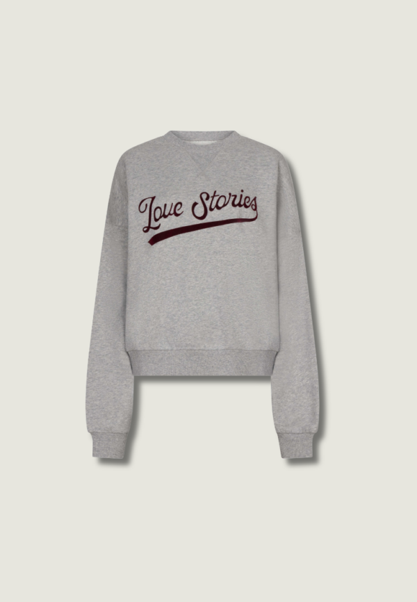 LOVE STORIES Sloane Sweater | Light Grey