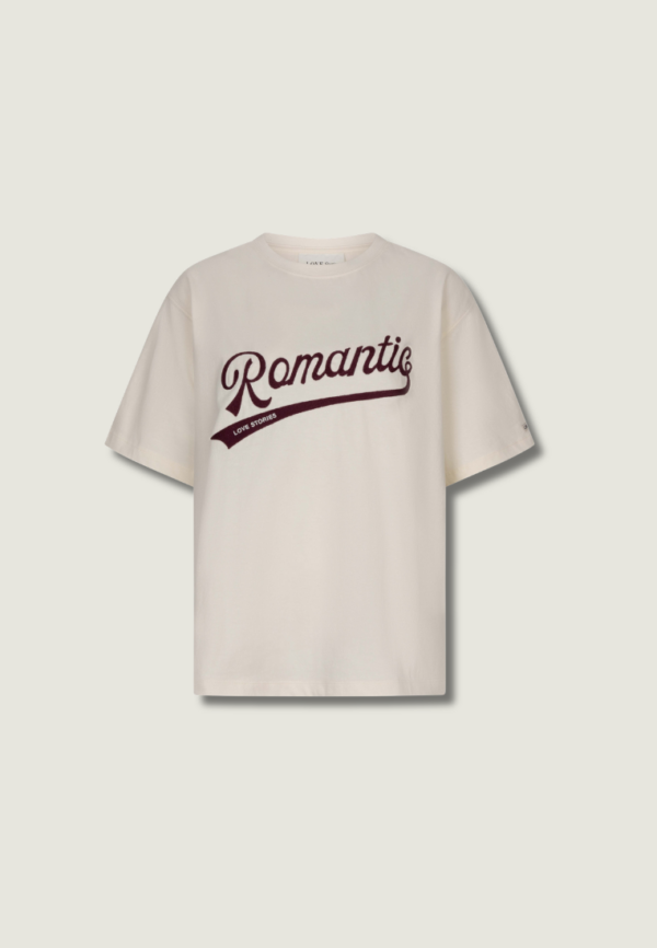 LOVE STORIES Josie T-shirt Romantic | White