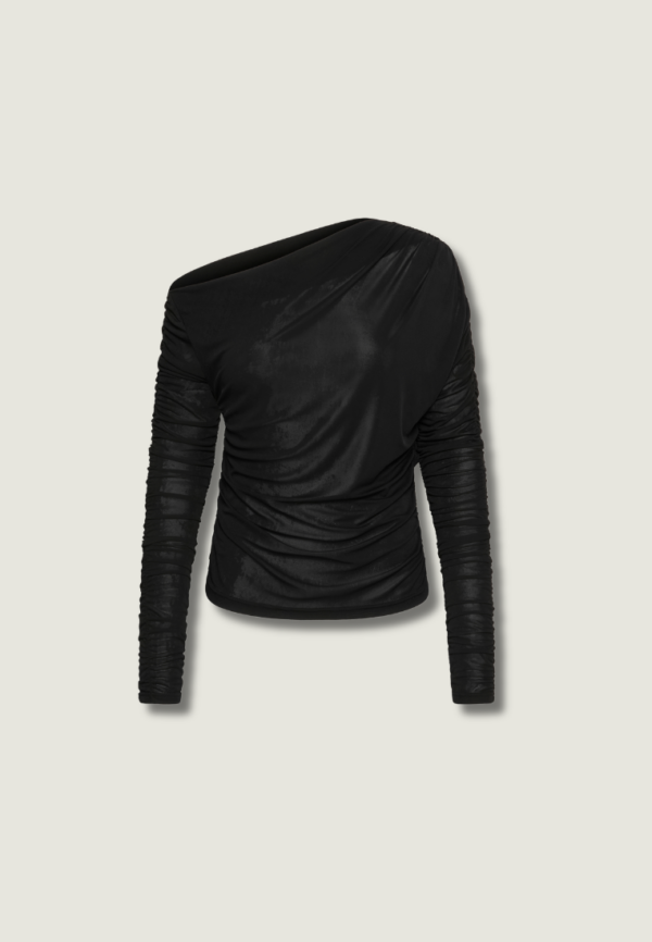 GESTUZ Svedae LS top | Black