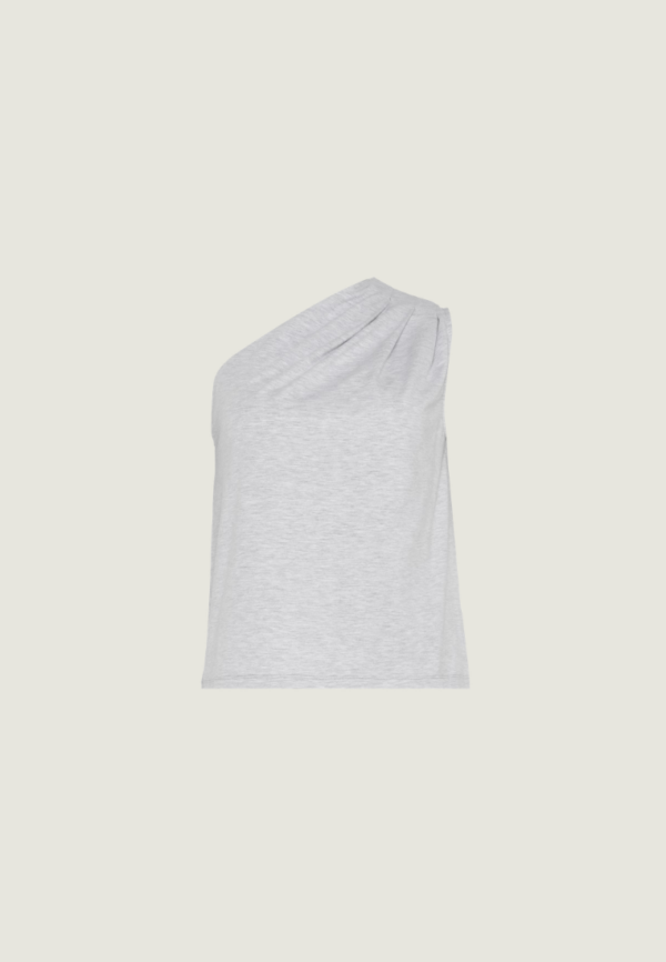 RE/BORN Una Top | Grey Melange