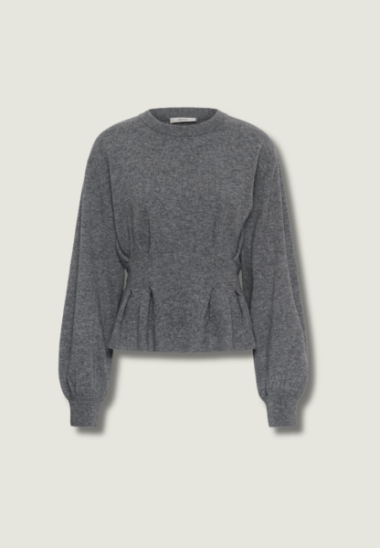 GESTUZ Manzi Waist Pullover | Deep Graphite