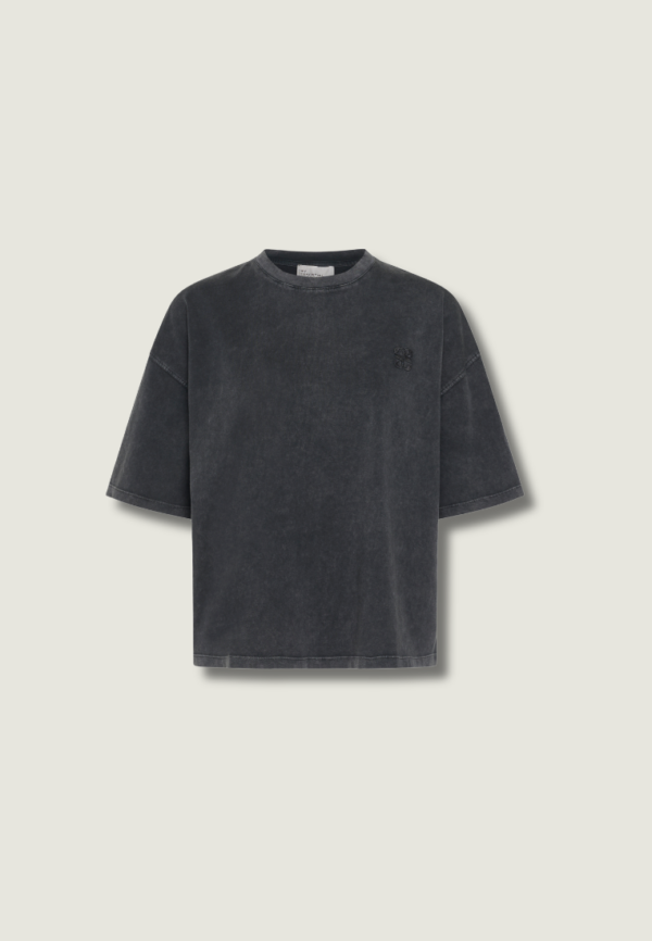 MEW Esa Boxy Tee | Black Wash