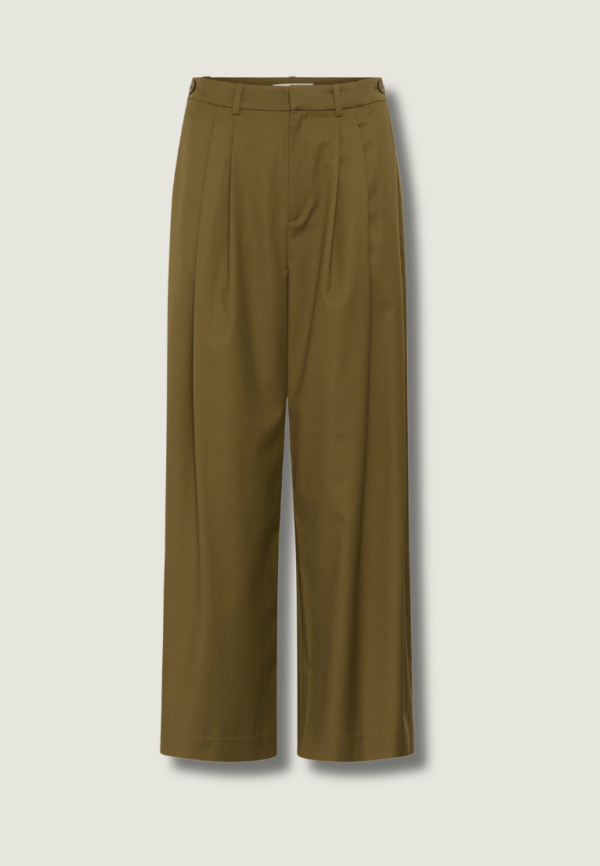 GESTUZ Olivia HW Pants | Military Olive