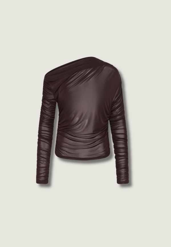 GESTUZ Svedae LS top | Deep Plum