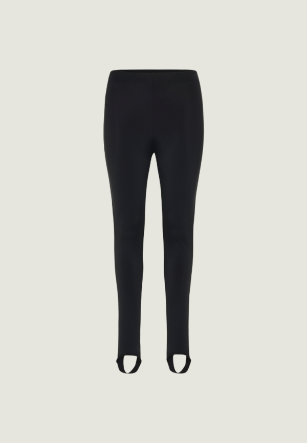 GESTUZ Lyrose Strap Leggings | Black