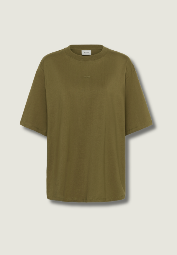 GESTUZ Timune Tee | Military Olive