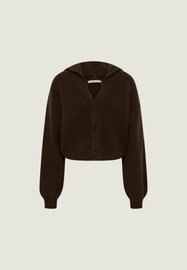 GESTUZ Kamina Cardigan | Slate Black