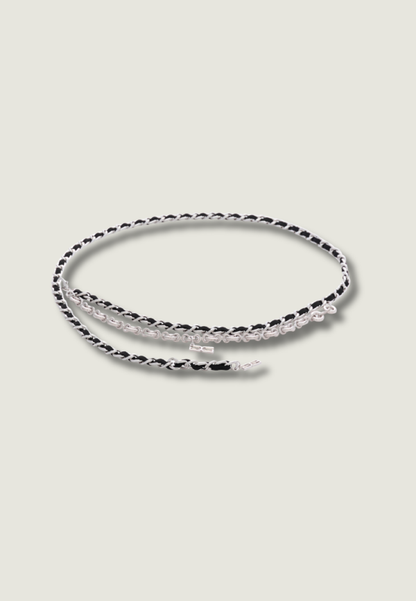 GESTUZ Zinnia Chain Belt | Silver