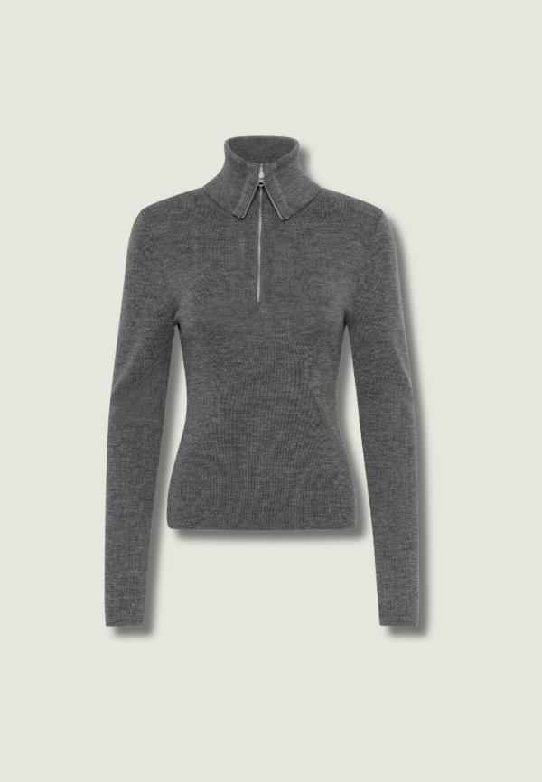 GESTUZ Rosalie Pullover | Medium Grey
