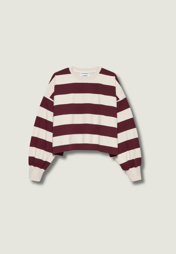 CATWALK JUNKIE Striped LS | Merlot
