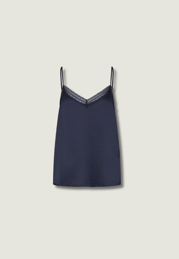 LOLLYS LAUNDRY Viane Top | Dark Blue