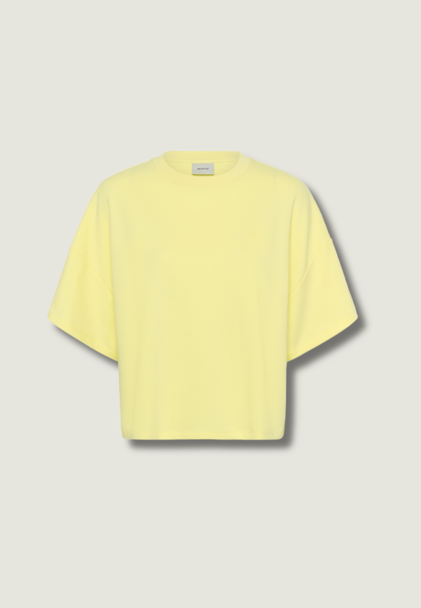 GESTUZ Gilsa Sweat Tee | Wax Yellow