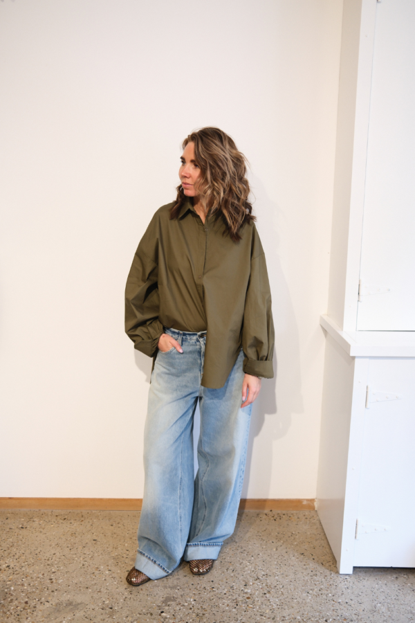 FRENKIE Blouse | Khaki