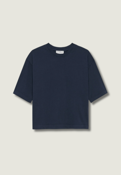 CATWALK JUNKIE Loose fit T-shirt | Navy Blazer