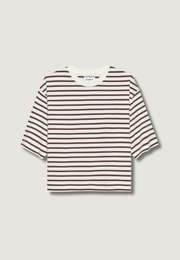 CATWALK JUNKIE Loose fit striped T-shirt | Rocky Road