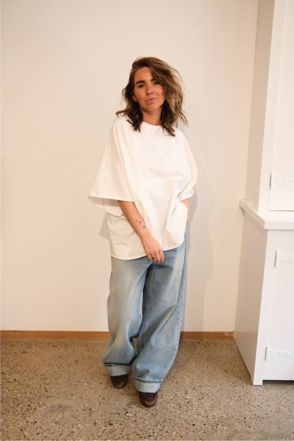 FRENKIE Oversized Shirt | White
