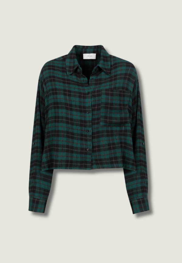 ÂME Ocean Shirt | Green Check