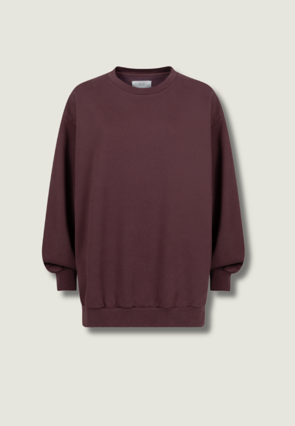 ÂME Ulla Sweatshirt | Aubergine