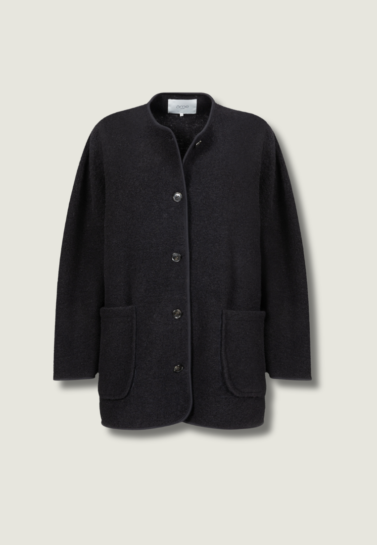 ÂME Hannah Wooly Jacket | Black