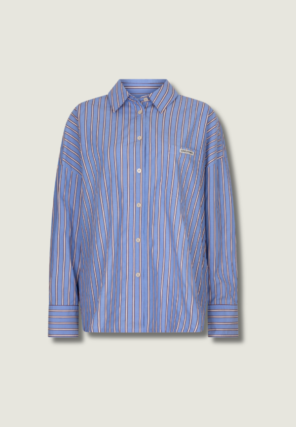 LOVE STORIES Hillary Shirt | Blue Stripes