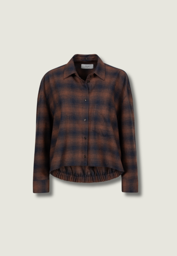 ÂME Oops Shirt | Brown Check