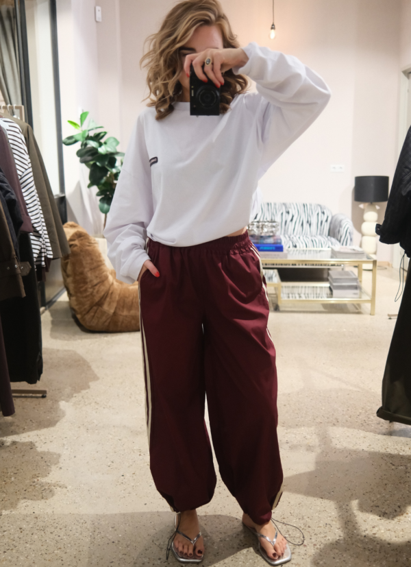 FRENKIE Trackpants | Wine