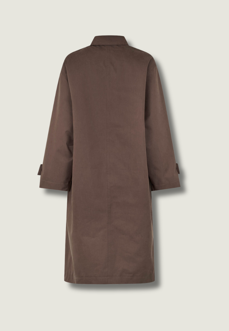 LOLLYS Russi Jacket | Dark Mokka - Afbeelding 2