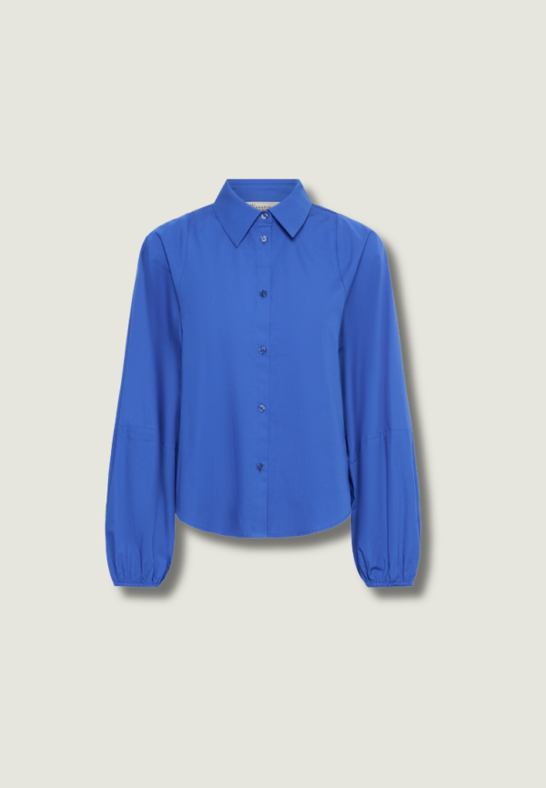 MEW Sunna Balloon Sleeve Shirt | Beaucoop Blue