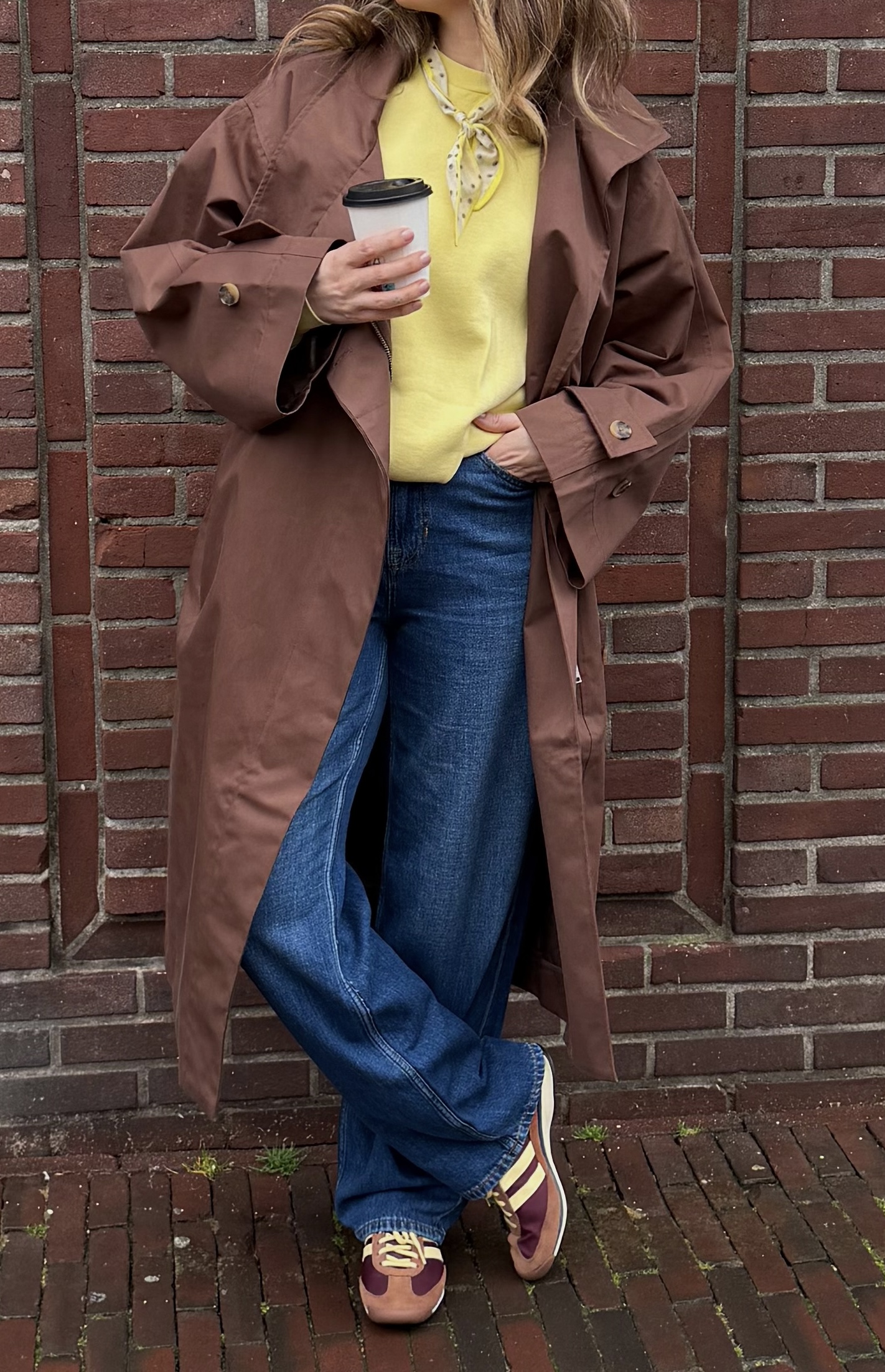 LOLLYS Russi Jacket | Dark Mokka - Afbeelding 3