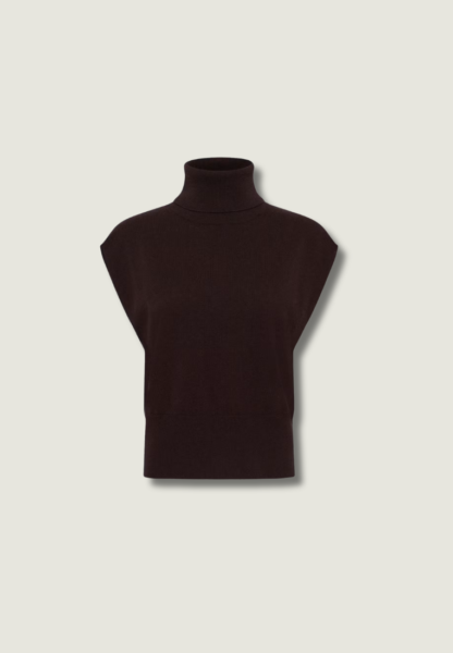 GESTUZ Manzi Waistcoat | Ganache