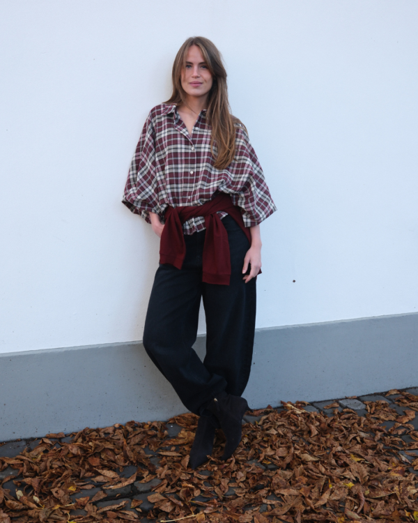 FRENKIE Puffy Blouse | Red