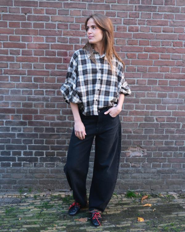 FRENKIE Puffy Blouse | Black